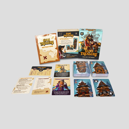 Guns or Treasure back box art