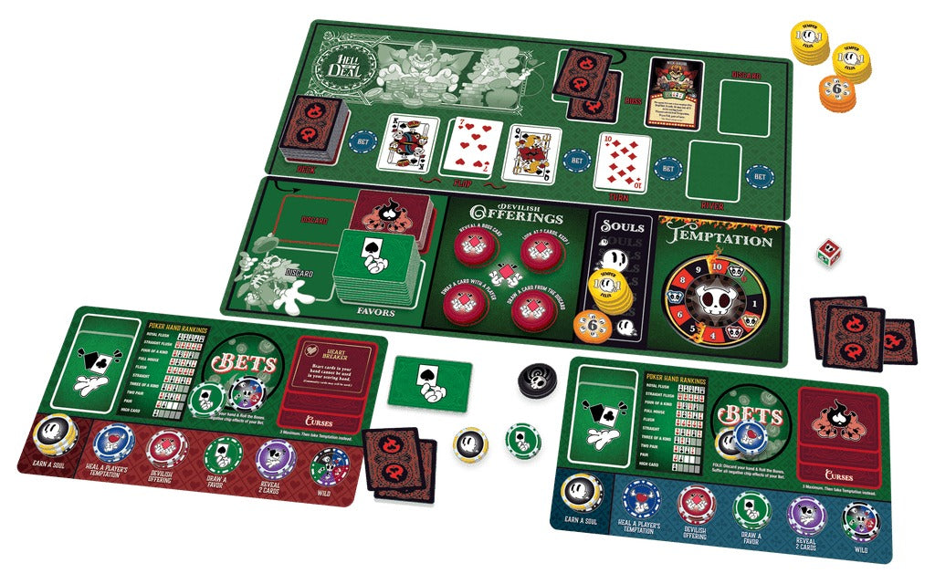 Hell of a Deal — game set up for 2 players
