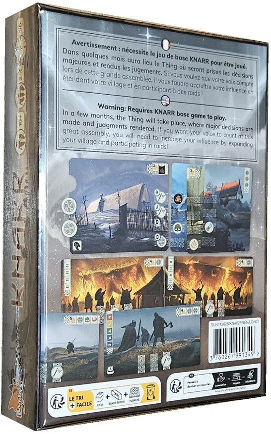 Knarr: Skali — back of the box, English edition