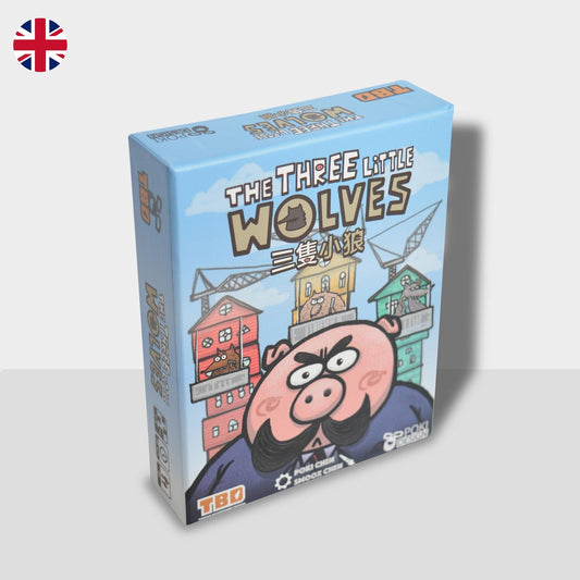 The Three Little Wolves board game front cover