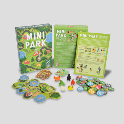 Back cover of Mini Park box with features