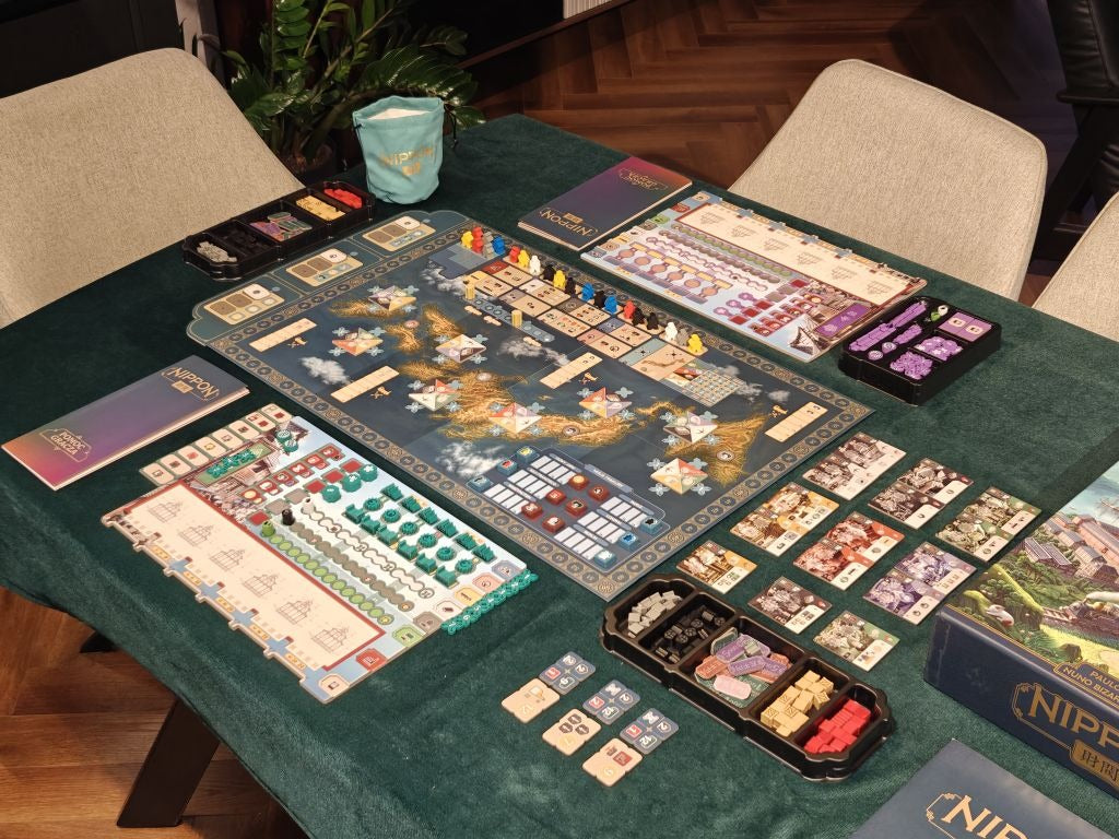 Nippon: Zaibatsu — two-player game in progress