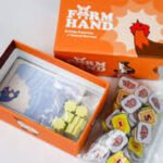 Farm Hand open box with all game components