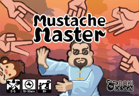 Mustache Master – board game box cover