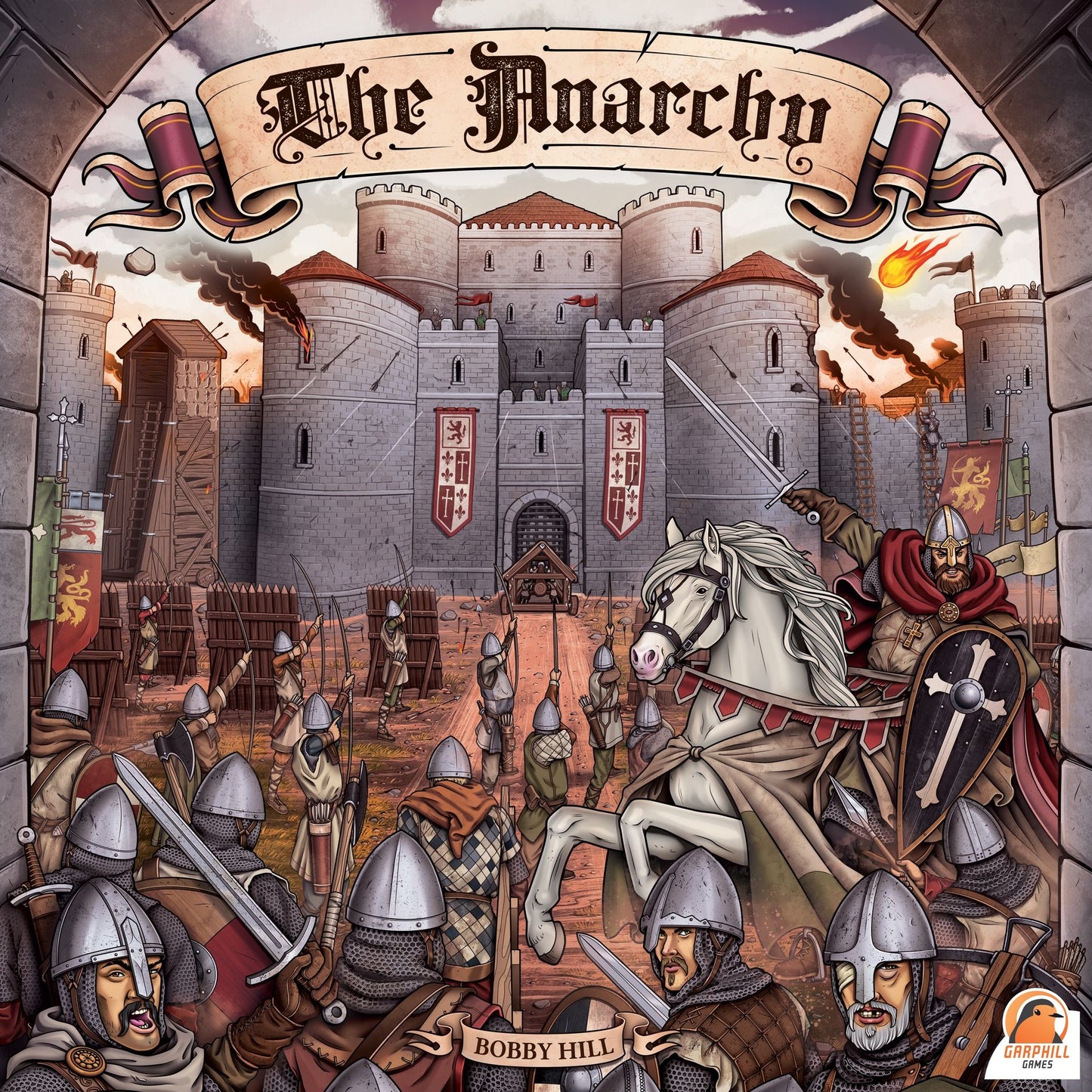 The Anarchy — 12th-century English civil war board game by Garphill / Renegade