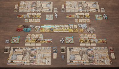 The Anarchy — four-player game in progress