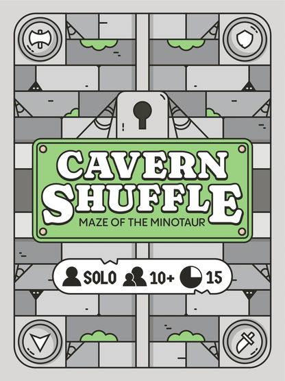 Cavern Shuffle: Maze of the Minotaur - box cover