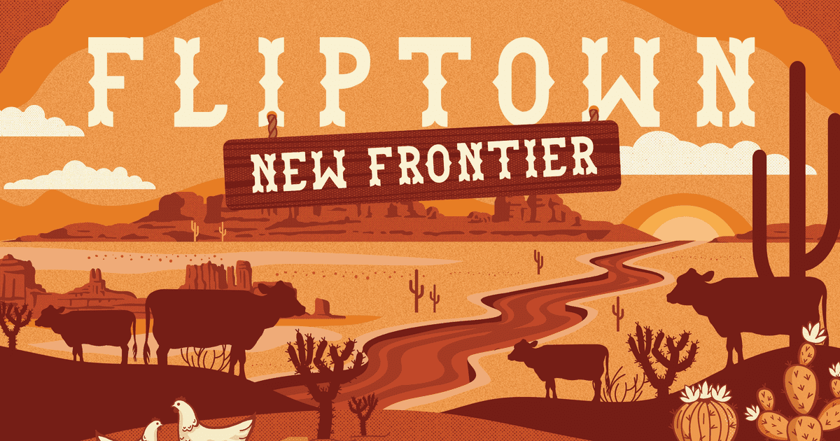Fliptown: New Frontier — box cover