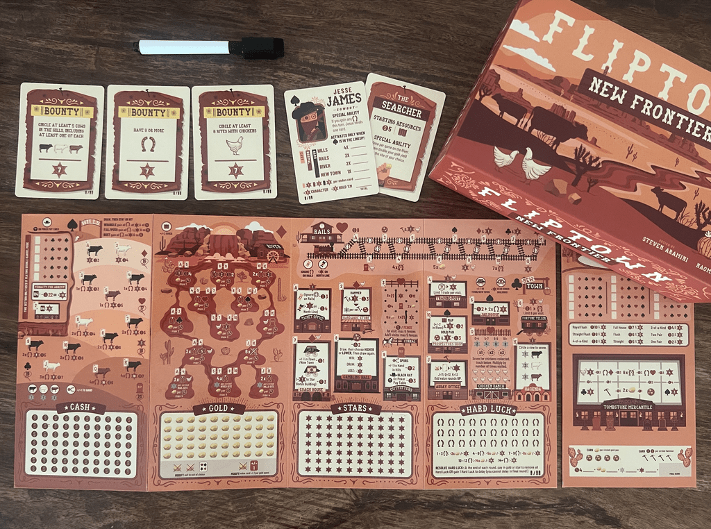 Fliptown: New Frontier — overhead view