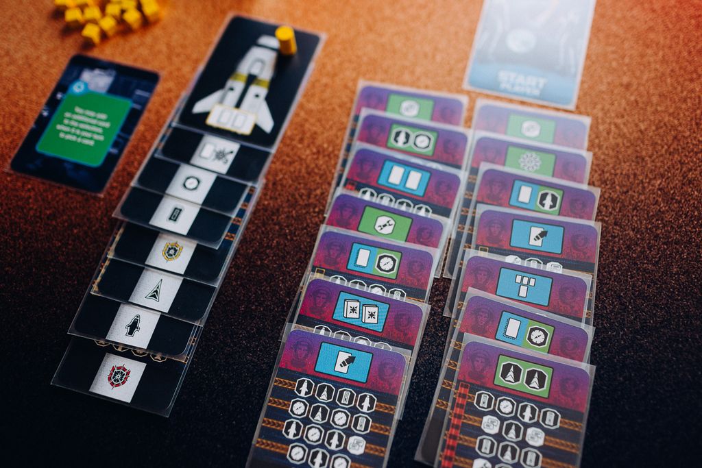 Race to Mars - gameplay setup