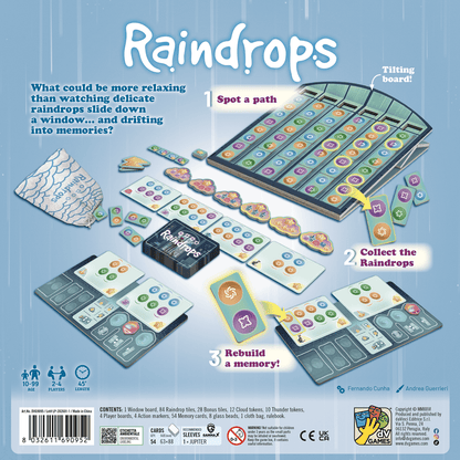 Raindrops — box back