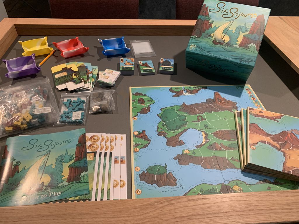 Six Sojourns — deluxe edition components