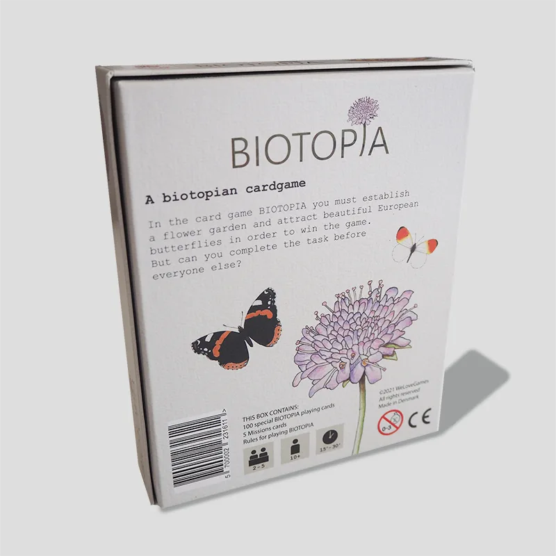 Backside of Biotopia box