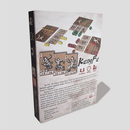 Back view of Kung Fu game box