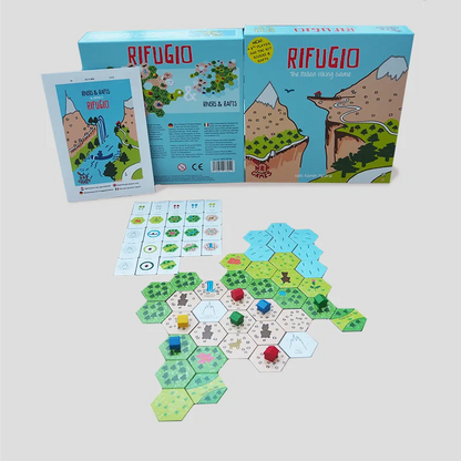 Rifugio full set of components and hex tiles