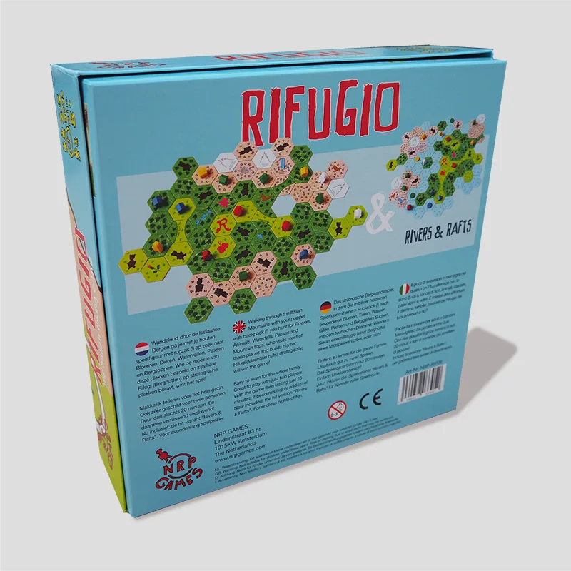 Rifugio box back showing product details