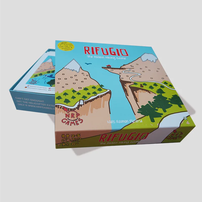 Rifugio box opened with contents partially shown