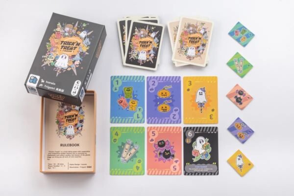 Candy scoring cards and ghost effects