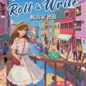 Burano roll-and-write house cards