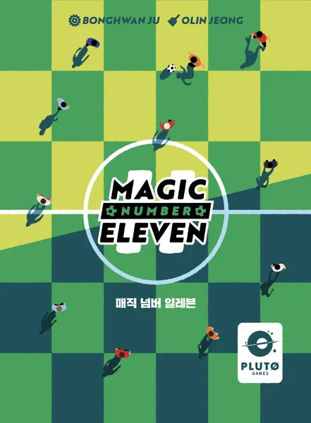 Front cover of Magic Number Eleven, featuring dynamic football artwork and bold game branding.