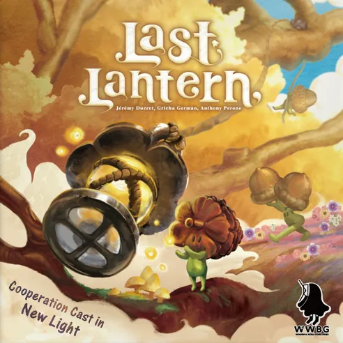 Front cover of Last Lantern, featuring whimsical animal and lantern artwork.