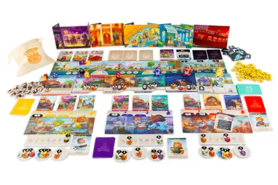 Critter Kitchen board game box cover Lucky Duck Games