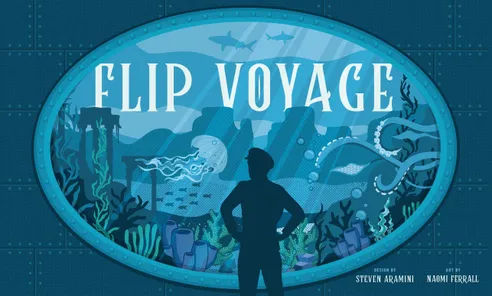 Flip Voyage board game box — nautical flip-and-write by Write Stuff Games