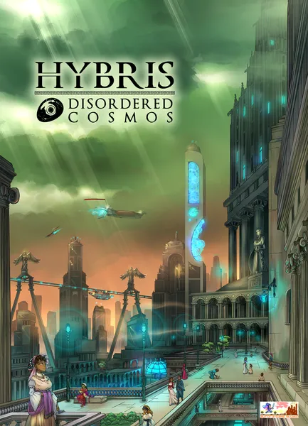 Hybris Disordered Cosmos board game box cover Intrafin Games